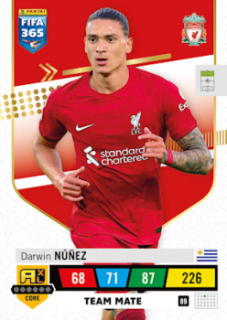 Darwin Nunez Liverpool 2023 FIFA 365 Team Mate #89